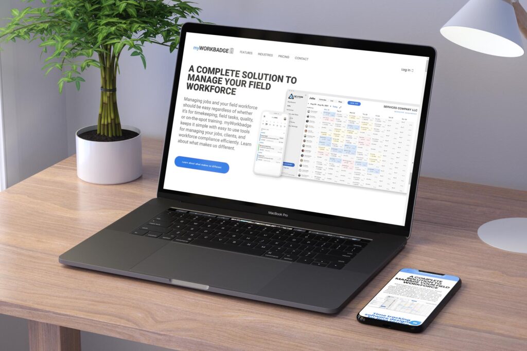 Photo of Sloncorp's myWORKBADGE client work, in United States