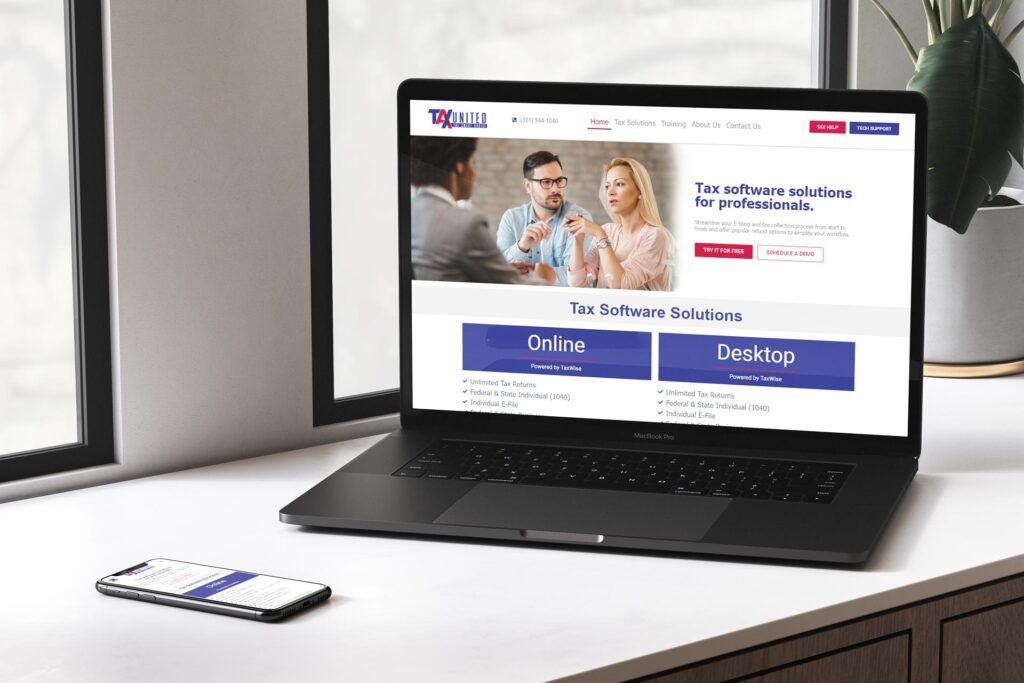 Photo of Sloncorp's Tax United client work in Canada and United States